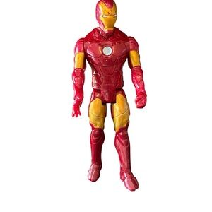 2013 Hasbro Marvel Ironman Red and Yellow Superhero Action Figure Large 11.5”